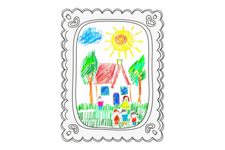 Black and White Cardboard Frames - 10 Assorted Designs - 5 - Cardboard Frames - 10doigts.com - Cardboard Frames – 10doigts.fr