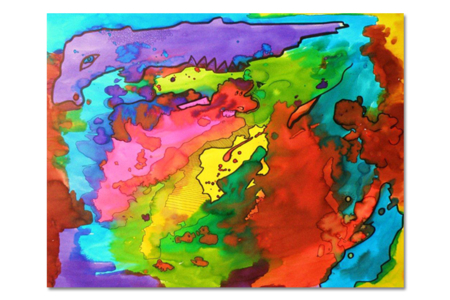 Drawing Inks, 60 ml - 10 Colors - 16 - Liquid Inks - 10doigts.com - Liquid Inks – 10doigts.fr