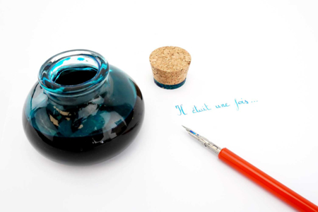 encrier et plumier scolaire - Writing – 10doigts.fr