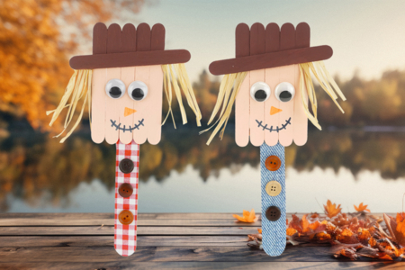 espantapájaros de otoño fácil - Actividades manuales bricolajes – 10doigts.fr