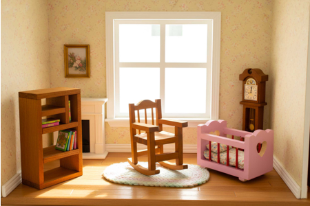 Miniature Wooden Library - 3 - Miniature Universe: Dollhouse and Miniatures - 10doigts.com - Miniature Universe: Dollhouse and Miniatures – 10doigts.fr