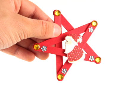 estrella decoración árbol actividad niño - Actividades manuales decoraciones del árbol de Navidad – 10doigts.fr
