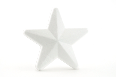 13.5 cm Styrofoam Star - 1 - Decorative Shapes - Polystyrene - 10doigts.com - Decorative Shapes - Polystyrene – 10doigts.fr