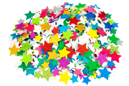 Foam Rubber Star Stickers - 500 pcs - 11 - Foam Stickers - 10doigts.com - Foam Stickers – 10doigts.fr