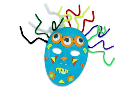 Make a Halloween Mask - 2 - Halloween Crafts - 10doigts.com - Halloween Crafts – 10doigts.fr