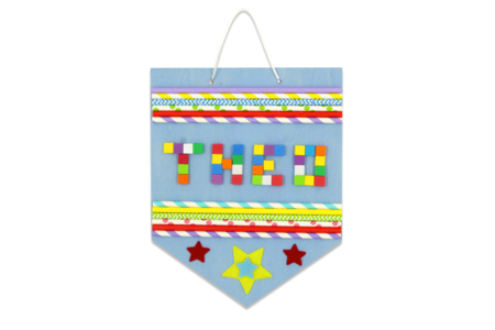 banderín theo - Placa de puerta – 10doigts.fr