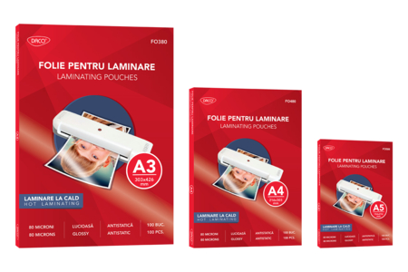 Pochettes pour plastifieuse - 100 pcs - 1 - Creative Office Accessories - 10doigts.com - Creative Office Accessories – 10doigts.fr