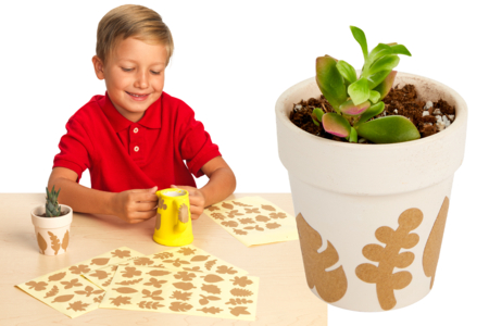 Tree Shaped Paper Kraft Stickers - 400 pcs - 3 - Autumn Stickers - 10doigts.com - Autumn Stickers – 10doigts.fr