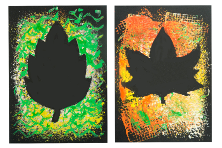 Silhouette Herbarium Boards - 3 - Craft Activities Painting: Creations for All Ages and All Desires - 10doigts.com - Craft Activities Painting: Creations for All Ages and All Desires – 10doigts.fr