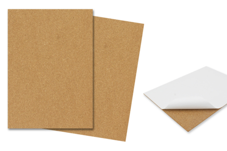 Adhesive Cork Sheets - 2 pcs - 1 - Cork Supports - 10doigts.com - Cork Supports – 10doigts.fr