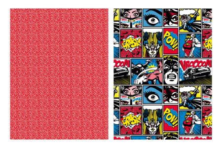 Decopatch Mix - 4 Sheets Comic Theme - 4 - Decopatch Papers - 10doigts.com - Decopatch Papers – 10doigts.fr