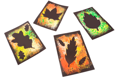 Silhouette Herbarium Boards - 4 - Craft Activities Painting: Creations for All Ages and All Desires - 10doigts.com - Craft Activities Painting: Creations for All Ages and All Desires – 10doigts.fr