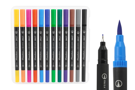 rotulador permanente doble punta - Rotuladores de punta fina – 10doigts.fr