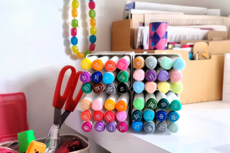 Alcohol Markers, Double-Tipped - Choice of Colors - 2 - Fancy Markers - 10doigts.com - Fancy Markers – 10doigts.fr