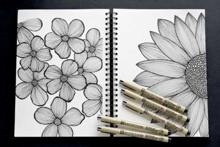 Rotuladores fineliners Sakura zentangle - Feutres calibrés et fineliners pour le dessin de précision – 10doigts.fr
