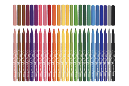 JOVI Markers - Medium Tip - 2 - Medium-Tip Markers - 10doigts.com - Medium-Tip Markers – 10doigts.fr