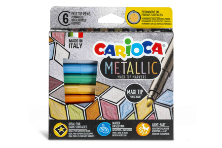 rotuladores metálicos carioca - Rotuladores de punta ancha – 10doigts.fr