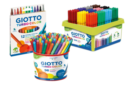 Giotto Turbo Color Markers - Medium Point - 1 - Medium-Tip Markers - 10doigts.com - Medium-Tip Markers – 10doigts.fr