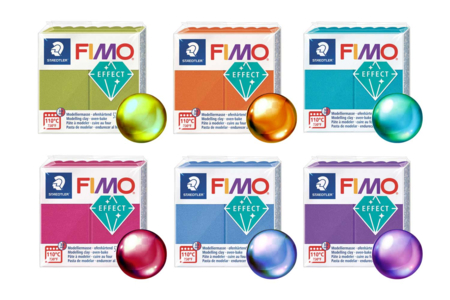 Fimo effect - Pearlescent Metal Collection - 1 - Fimo Effect Clay - 10doigts.com - Fimo Effect Clay – 10doigts.fr