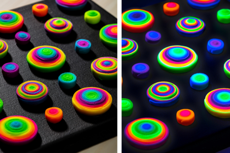 Fimo Pasta, Neon Colors - 4 - Fimo Effect Clay - 10doigts.com - Fimo Effect Clay – 10doigts.fr