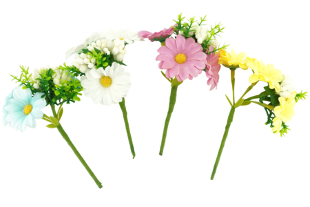 Small Artificial Flower Bouquets - 4 pieces - 4 - Flowers, Plants - 10doigts.com - Flowers, Plants – 10doigts.fr