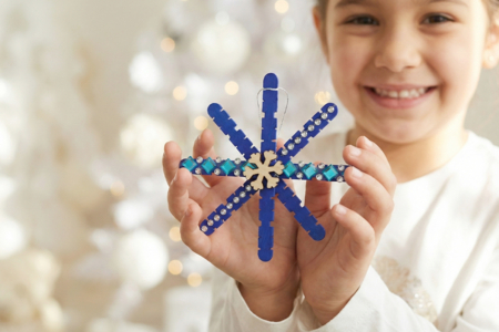 Strass adhesivos azul y plata - 7 bandas - Strass adhesivos – 10doigts.fr