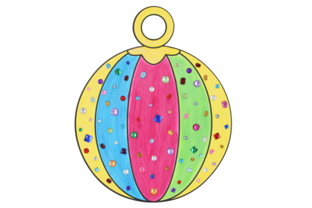 Giant Christmas Shapes to Decorate - 6 Pieces - 4 - Christmas Creative Kits for Children - 10doigts.com - Christmas Creative Kits for Children – 10doigts.fr