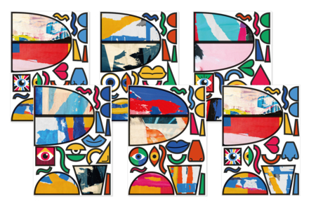 Strong Card Shapes “Deconstructed Face” - 108 Shapes - 2 - A Creative Year: 365 Creative Activities to Do - 10doigts.com - A Creative Year: 365 Creative Activities to Do – 10doigts.fr