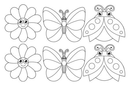 Formas gigantes de la Primavera para colorear - Formas en cartón duro – 10doigts.fr