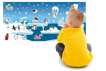 fresquera de icebergs de gomets - Gomets historias y decoraciones – 10doigts.fr