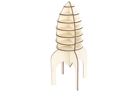 Maqueta 3D cohete - Maquetas en madera – 10doigts.fr