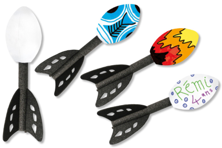 Bouncing "rocket" toy - 1 - Opaque Plastic - 10doigts.com - Opaque Plastic – 10doigts.fr