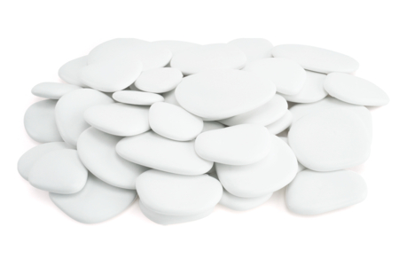 Flat Recycled Plastic Pebbles - 50 Pieces - 1 - Pebbles and Shells - 10doigts.com - Pebbles and Shells – 10doigts.fr