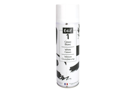 White Spray Gesso - 400 ml - 1 - Gesso - 10doigts.com - Gesso – 10doigts.fr