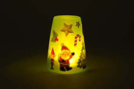 Vaso de plástico DIY Noël - Vajilla desechable y reutilizable – 10doigts.fr