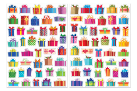 Christmas Gift Stickers (2 Sheets) - 2 - Christmas Stickers - 10doigts.com - Christmas Stickers and Labels – 10doigts.fr