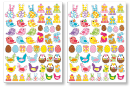 Gomets de Pascua - Pegatinas de Pascua – 10doigts.fr