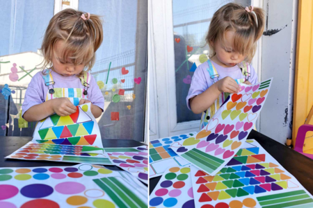 Static Window Stickers - Approximately 300 pcs - 4 - Assorted Shapes Stickers - 10doigts.com - Assorted Shapes Stickers – 10doigts.fr