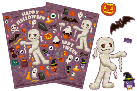 Gomets momias Halloween x 171 pcs - Gomets Halloween – 10doigts.fr