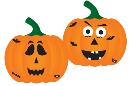 grandes calabazas gomets decoradas - Kits creativos de Halloween – 10doigts.fr
