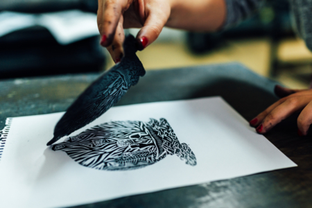 Soft Rubber Plate for Linocut - 4 - Linocut - 10doigts.com - Linocut – 10doigts.fr