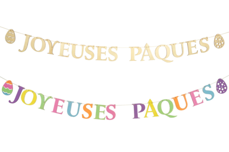 Wooden "Happy Easter" Garland - 3 - Easter Decor Supports - 10doigts.com - Easter Decor Supports – 10doigts.fr