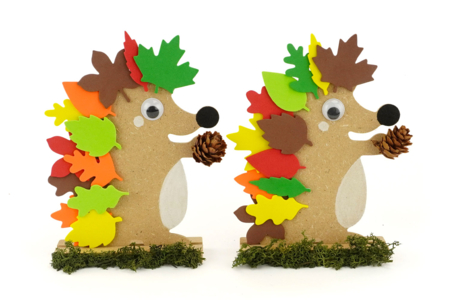 Louison the hedgehog - 2 - Autumn Crafts - 10doigts.com - Autumn Crafts – 10doigts.fr