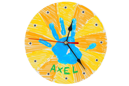 Thick Cardboard Clock - 5 - Craftable Clocks - 10doigts.com - Craftable Clocks – 10doigts.fr