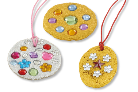 Kit 12 medallones dorados o plateados - Manualidades día de la madre – 10doigts.fr