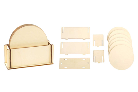 kit de montaje posavasos de madera - Objetos de madera para la cocina – 10doigts.fr