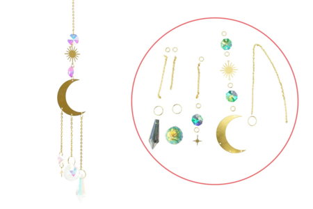 Kit atrapasol 3 - Tema luna - Kit atrapasueños – 10doigts.fr