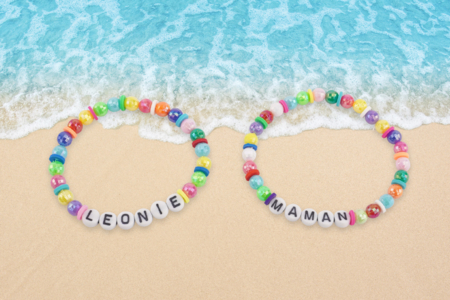 kit pulsera nombres mensajes - Maxi lotes creativos para escuelas y colectividades – 10doigts.fr