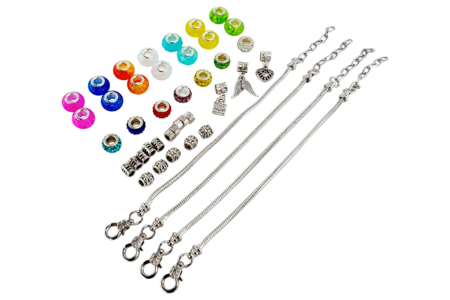 Charm Bracelet Kit - 4 Bracelets + 39 Beads - 3 - Pandora Beads - Jewelry Trends - 10doigts.com - Pandora Beads - Jewelry Trends – 10doigts.fr