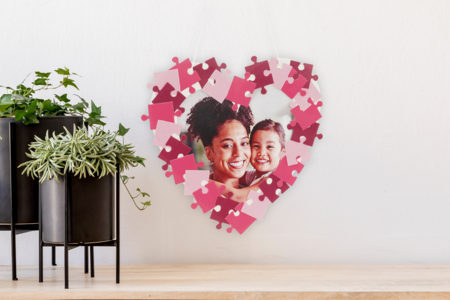 Heart Puzzle Frame Kit - 4 Frames - 1 - Creative Kits for Mother's Day - 10doigts.com - Creative Kits for Mother's Day – 10doigts.fr